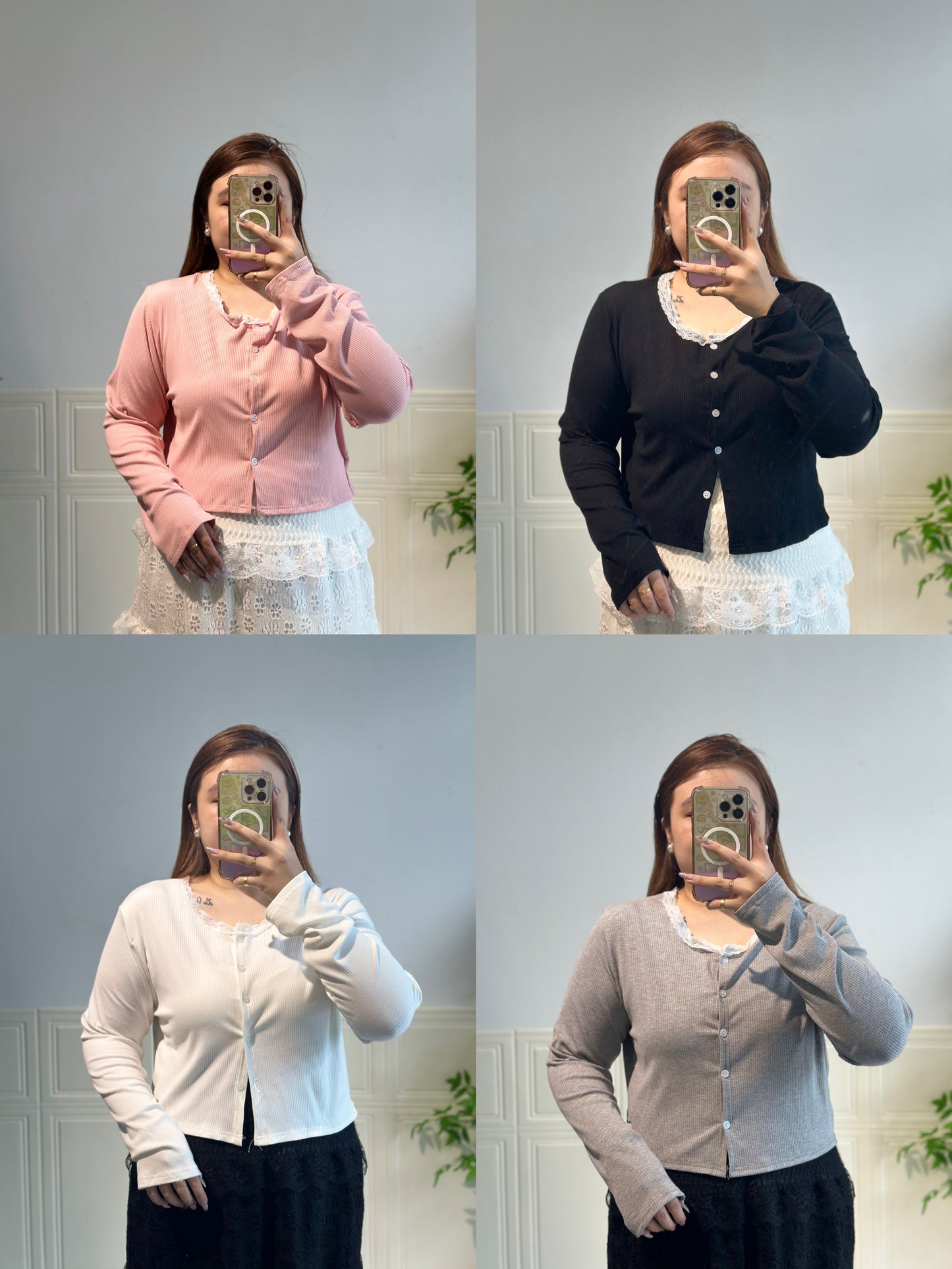 蕾丝花边开衫上衣/外套 #TC242