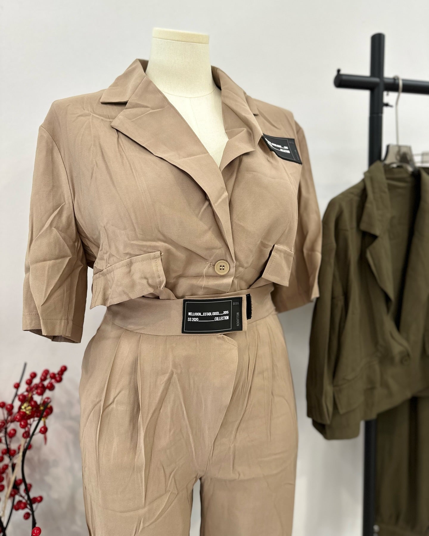 休闲工装风两件套 #TC062