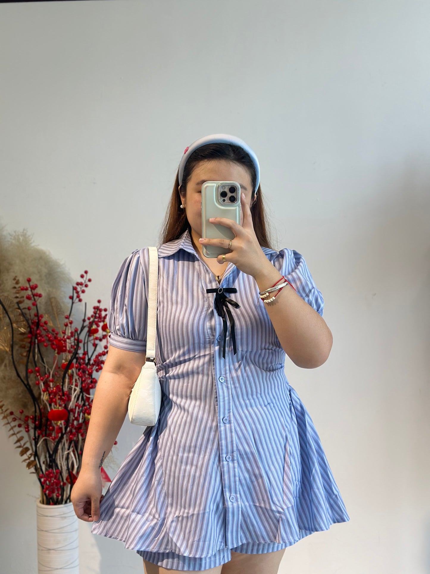 韩系学院风两件套 #DRESS29