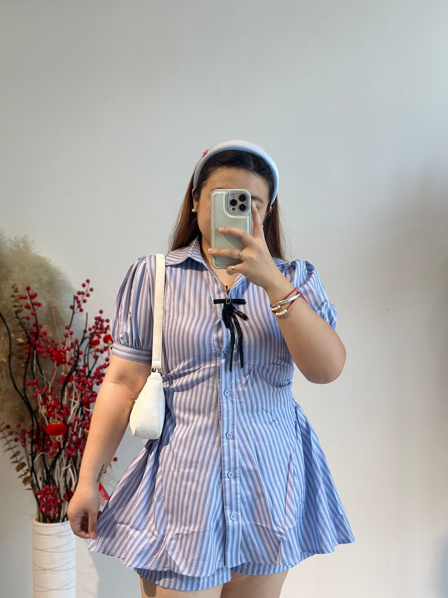 韩系学院风两件套 #DRESS29