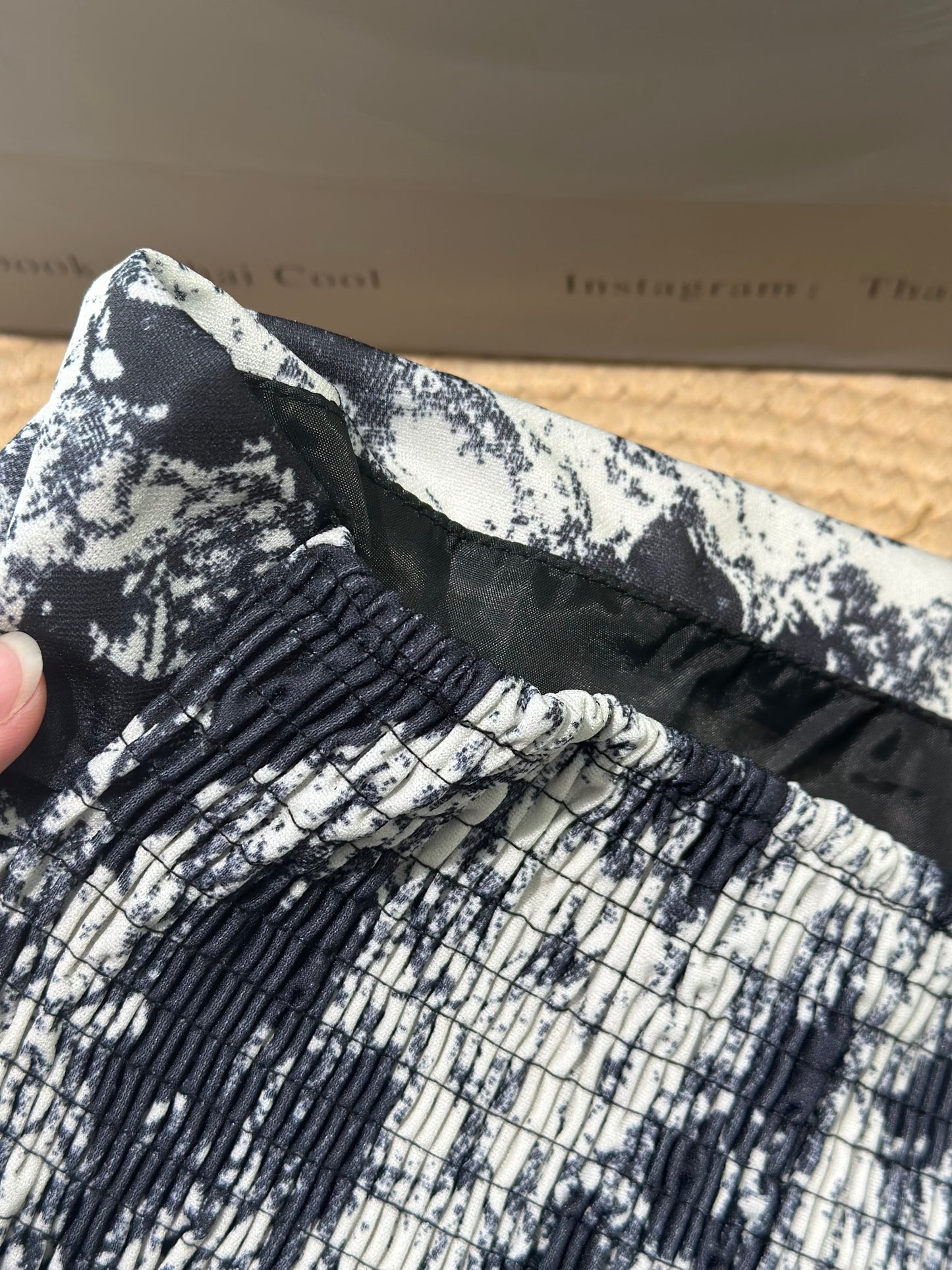 水墨画抹胸上衣 #TC304