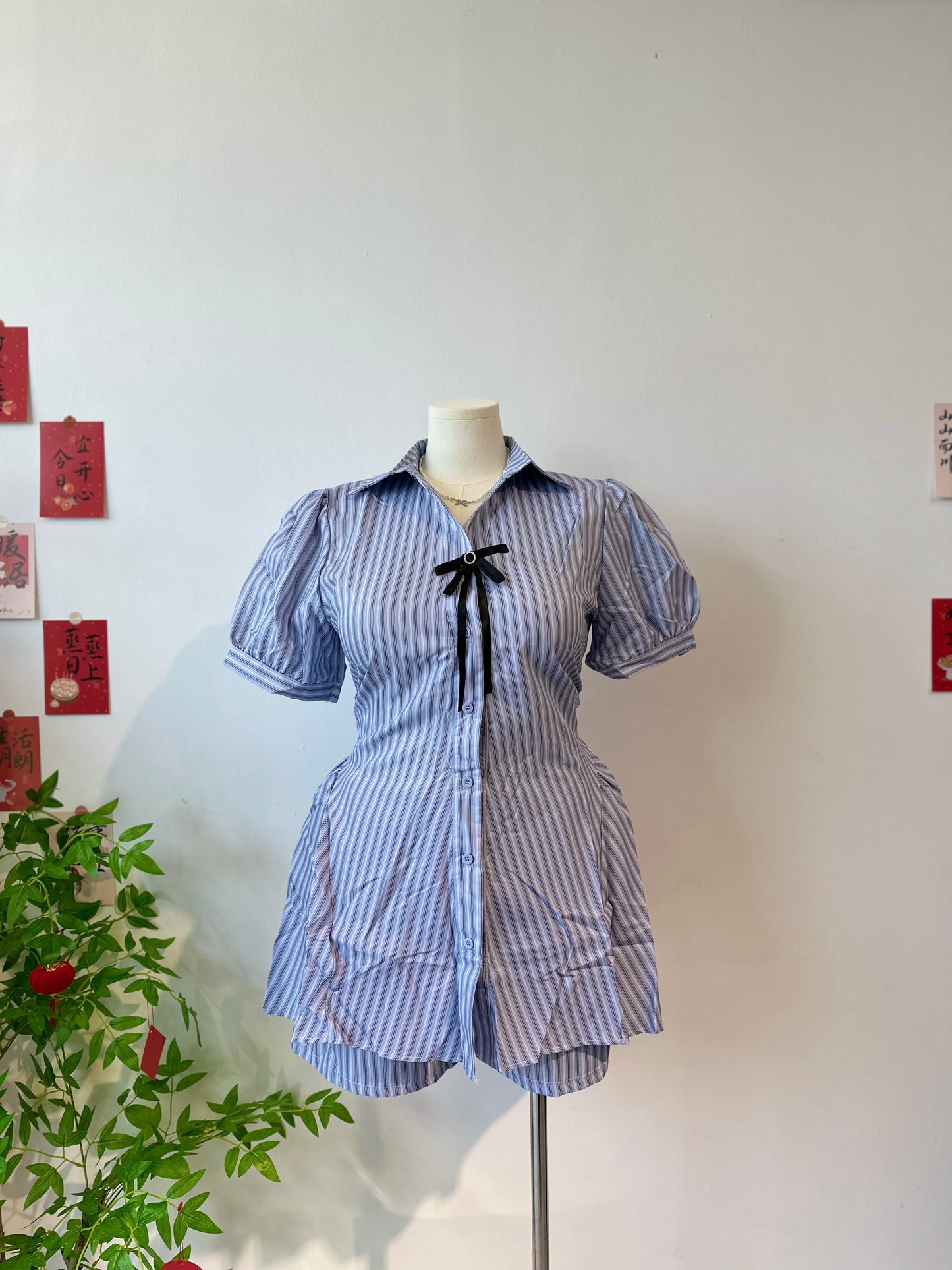 韩系学院风两件套 #DRESS29