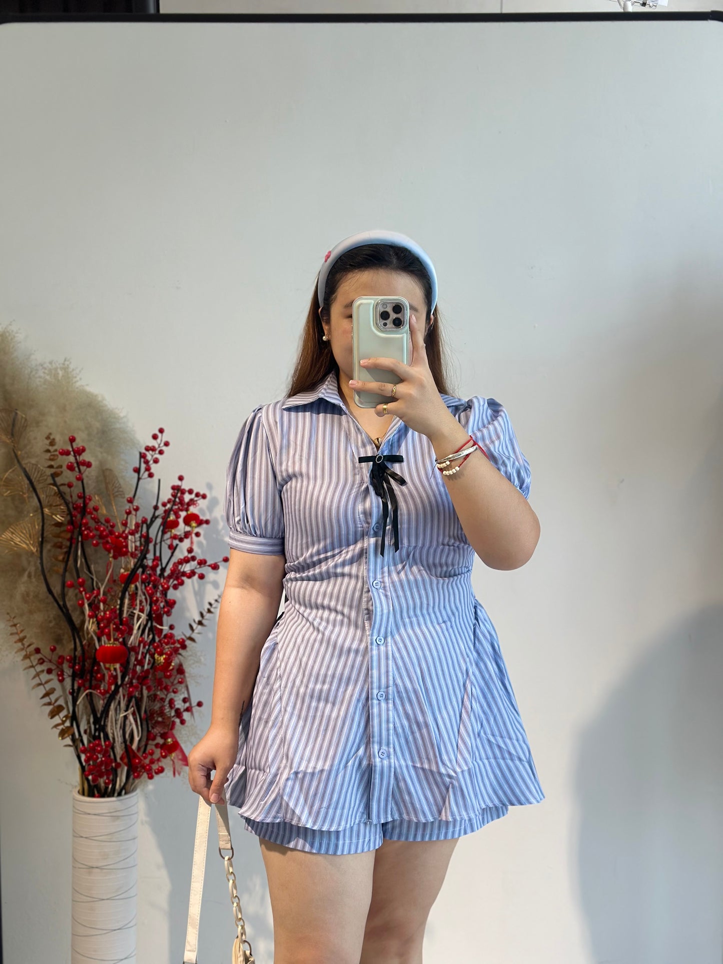 韩系学院风两件套 #DRESS29