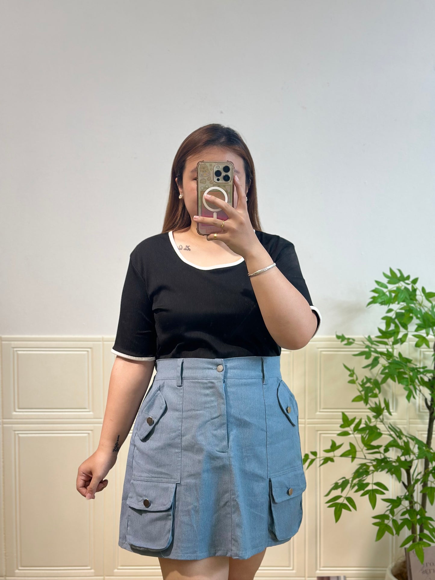 Pocket Utility Skirt #TC263