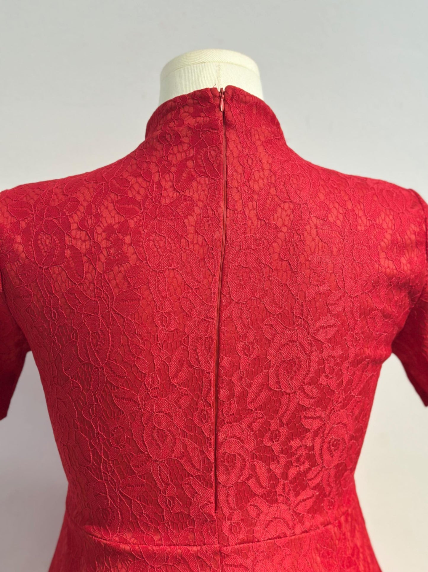 新中式蕾丝旗袍 #TC218