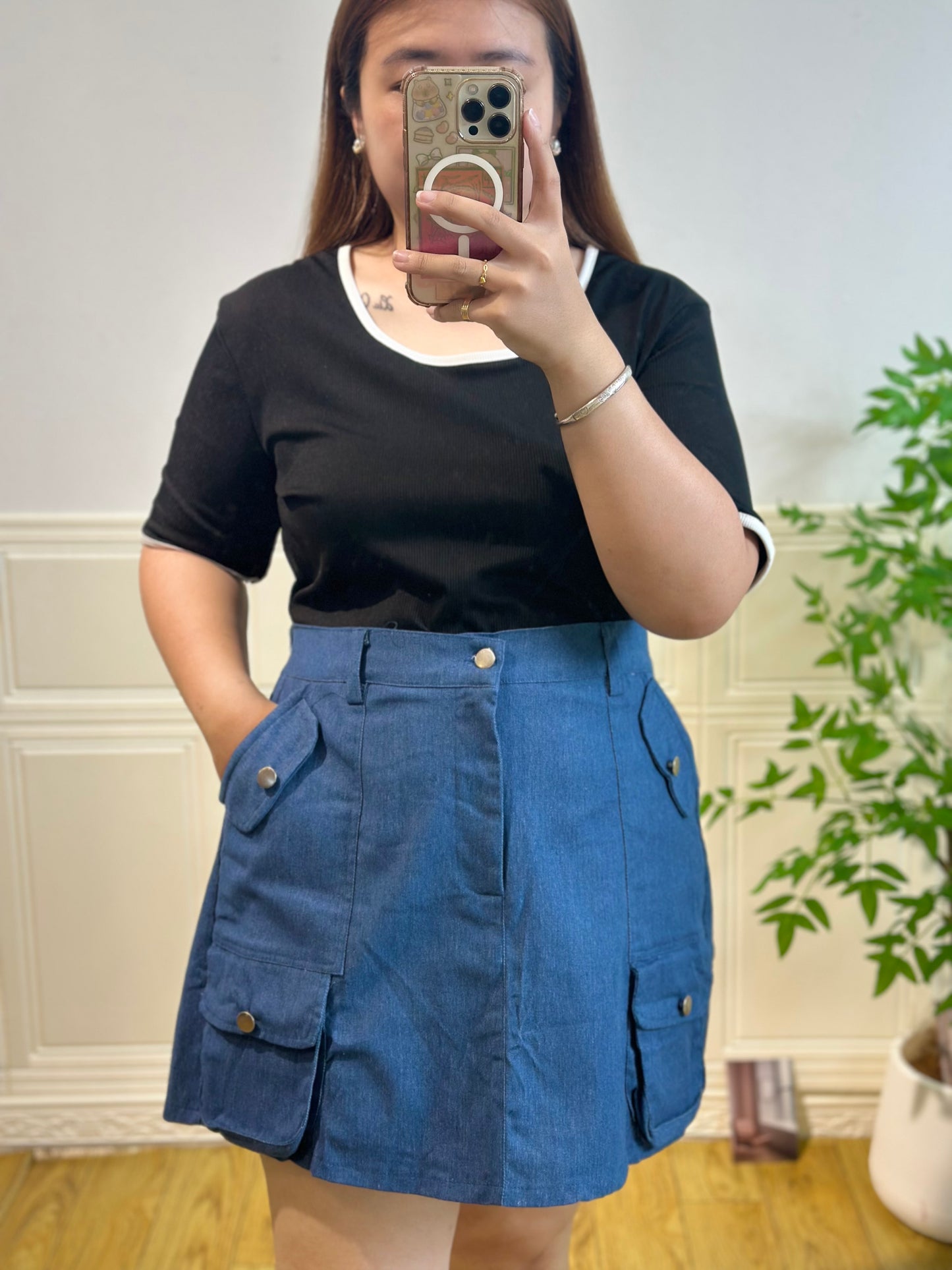 Pocket Utility Skirt #TC263
