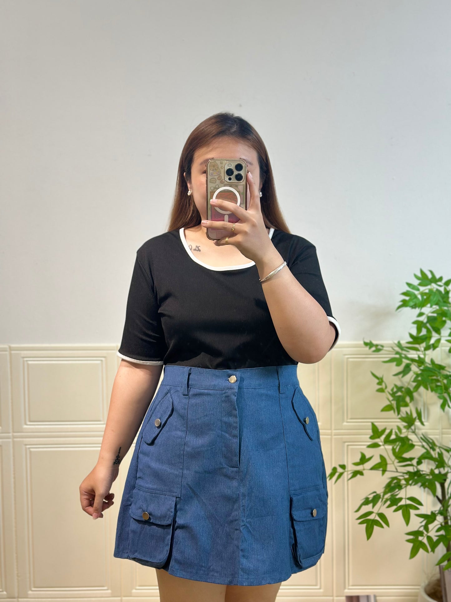 Pocket Utility Skirt #TC263