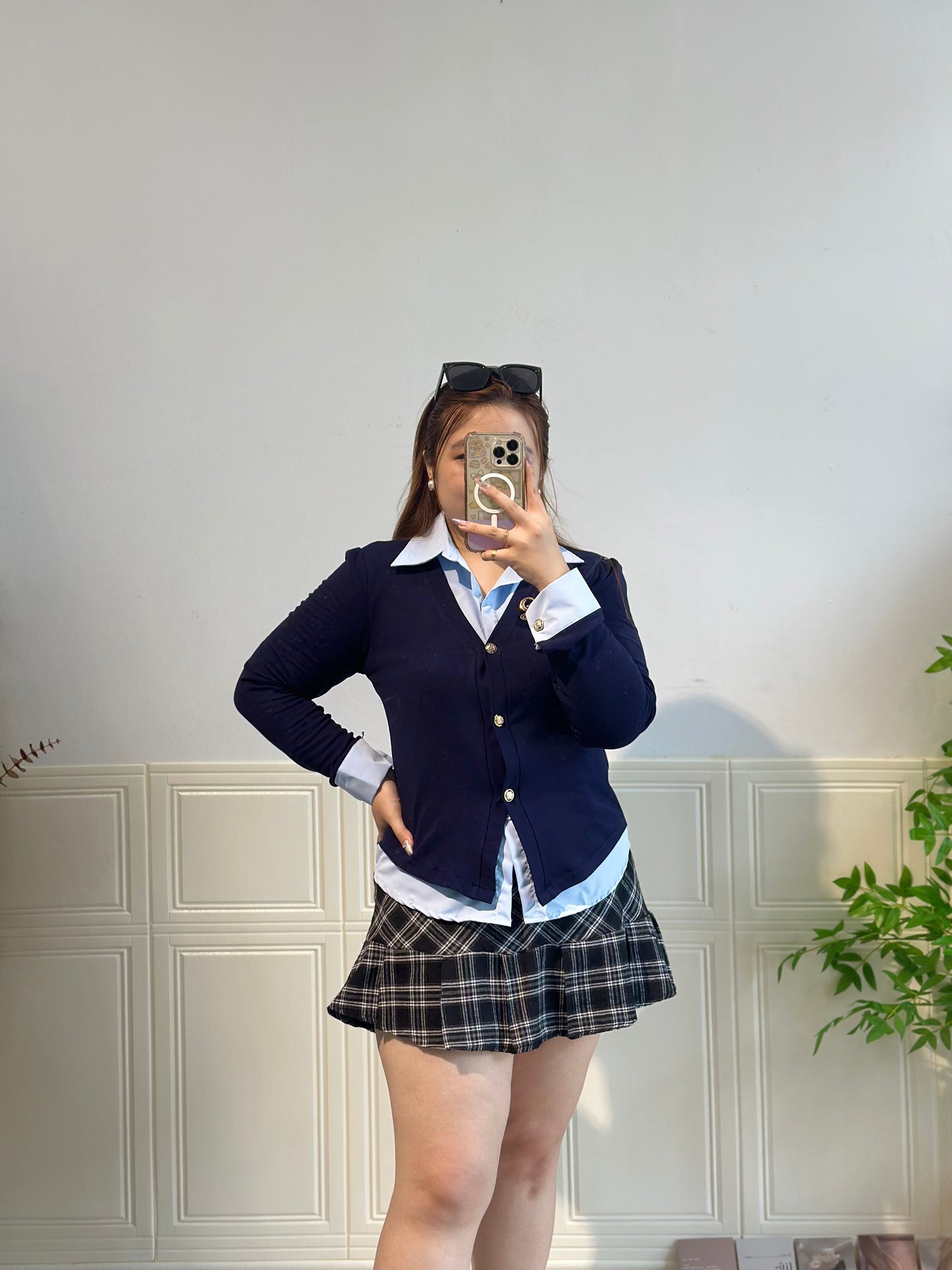 韩系学院风两件套 #TC244