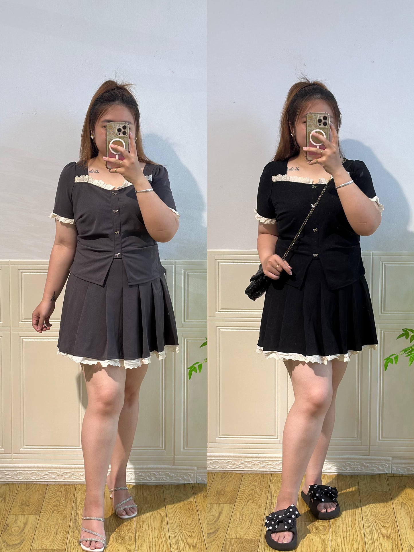 韩系甜美风两件套 #TC257