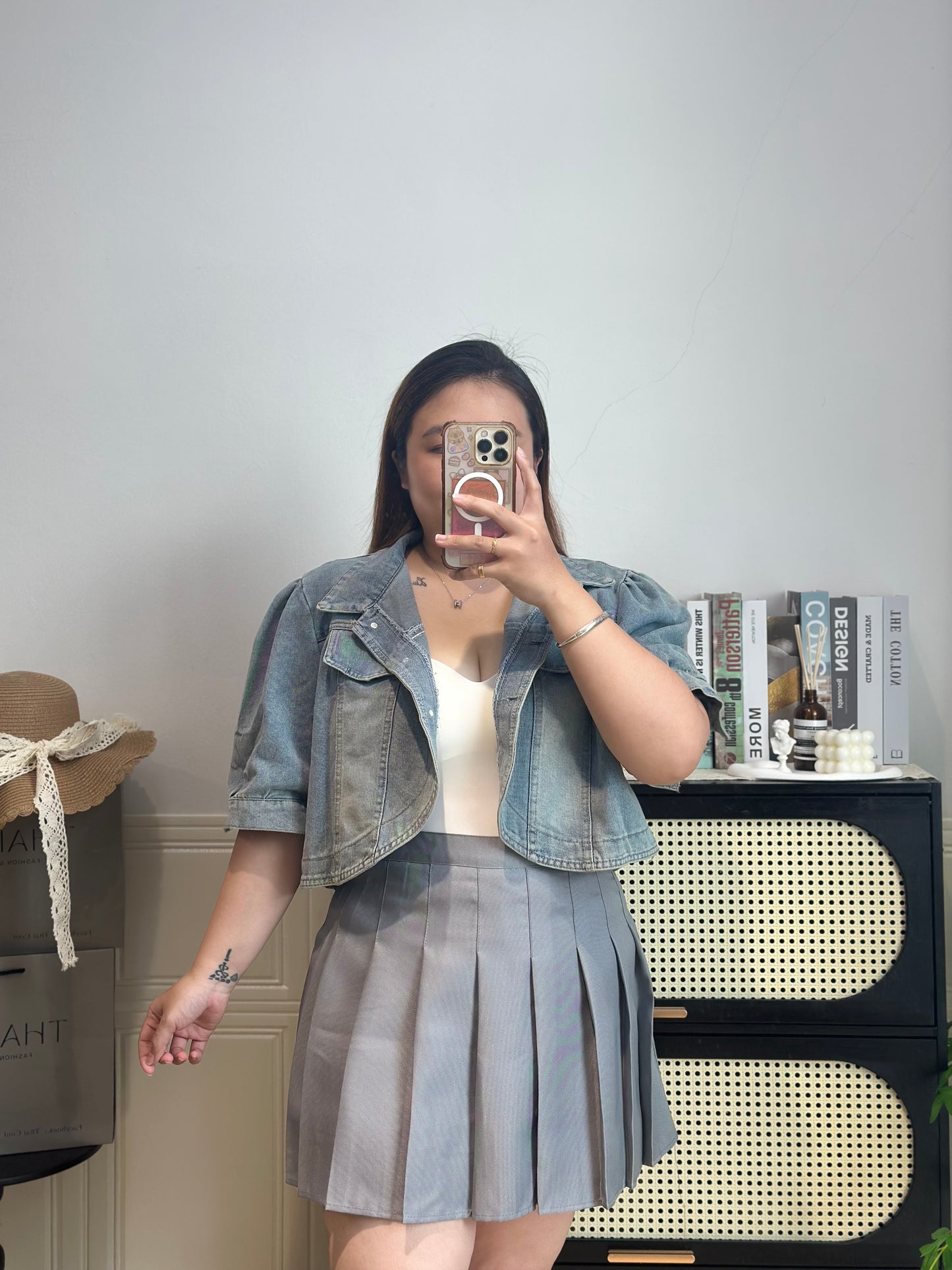 复古牛仔短款外套 #TC303