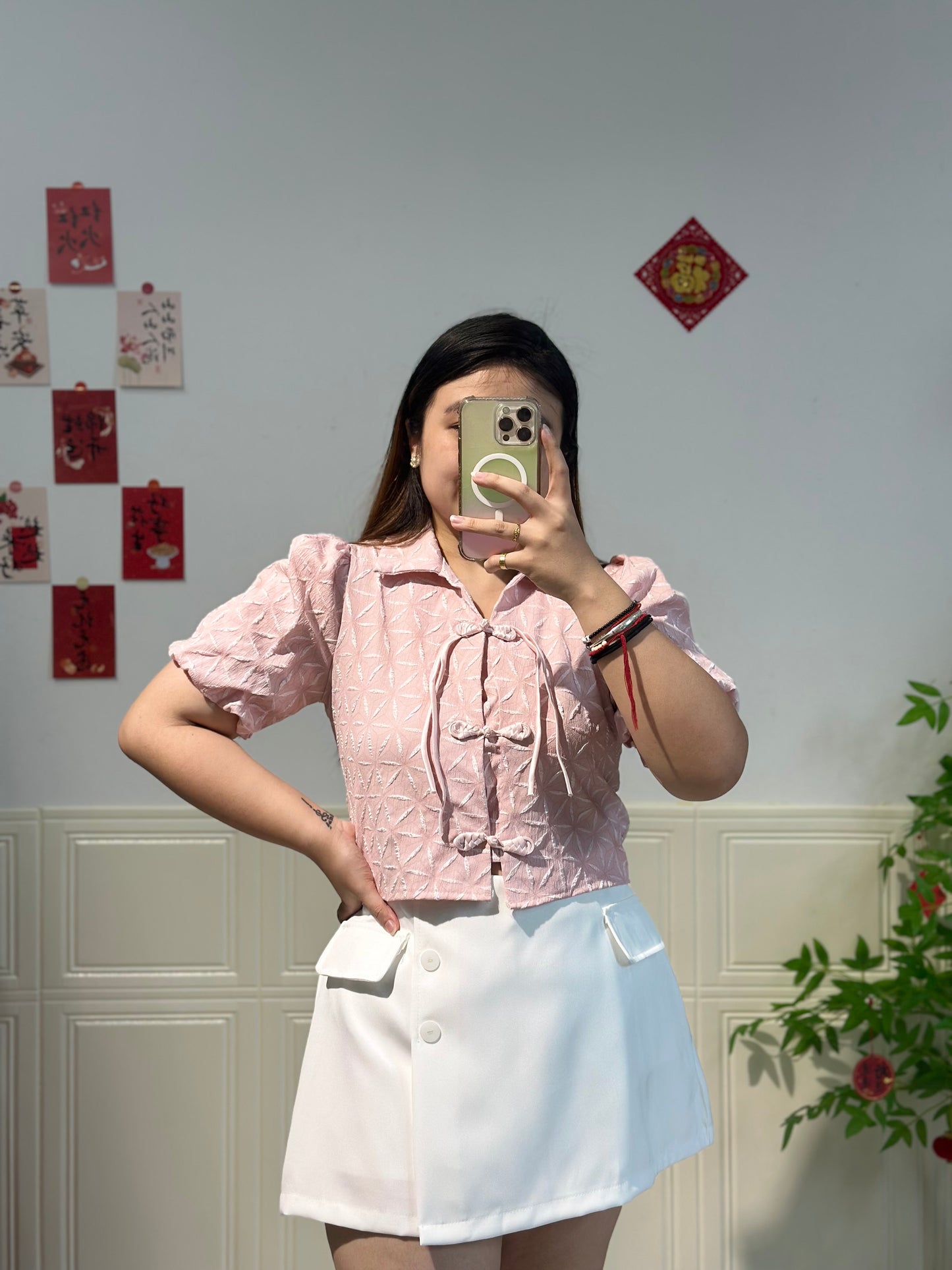 新中式提花盘扣上衣 #TC223