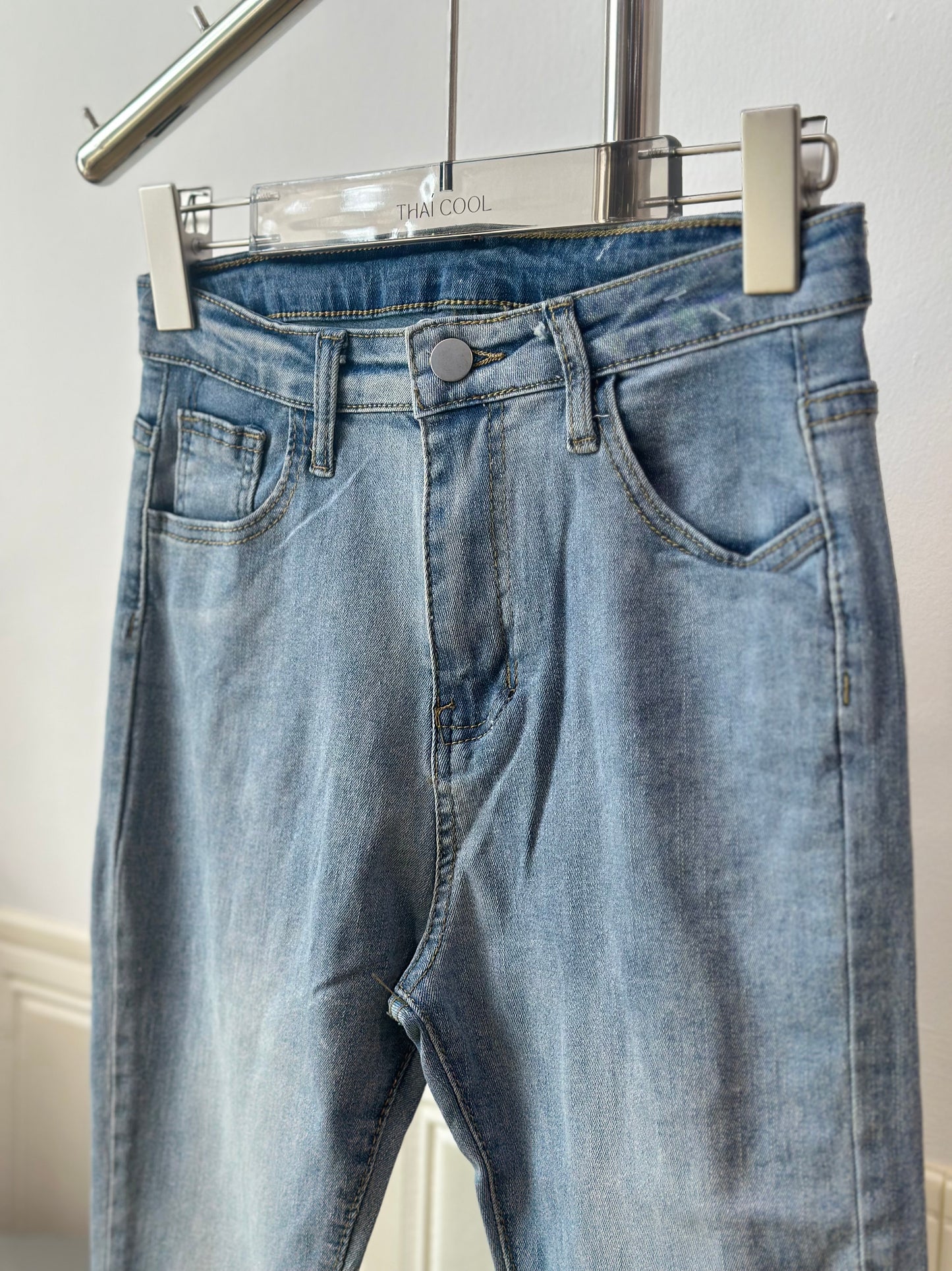 高腰喇叭牛仔裤 #TC292