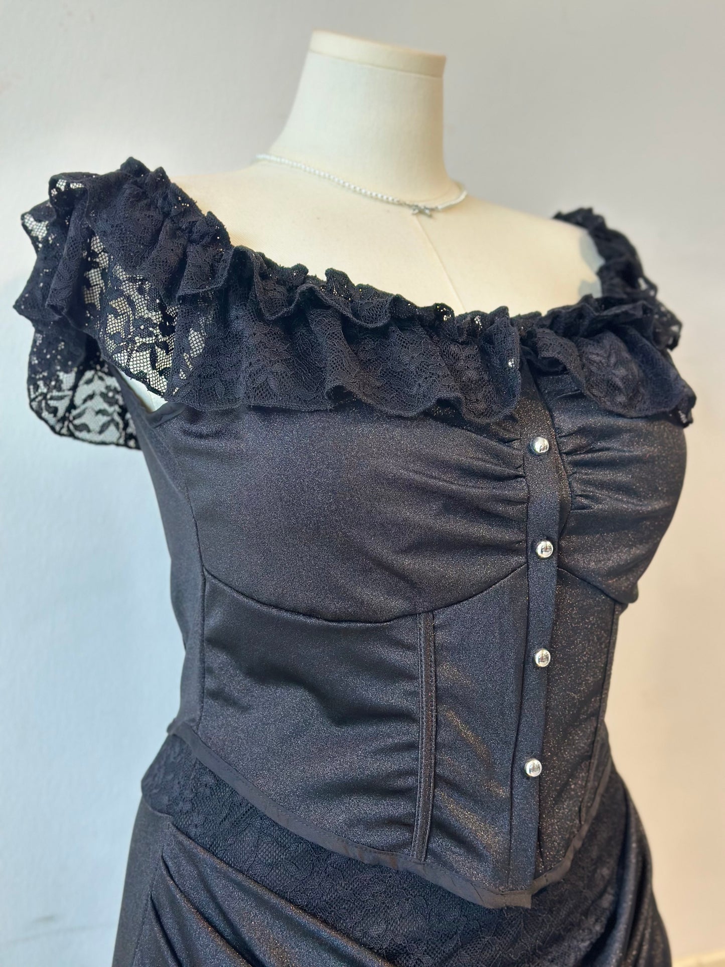 高级蕾丝晚宴装（两件套）#TC250