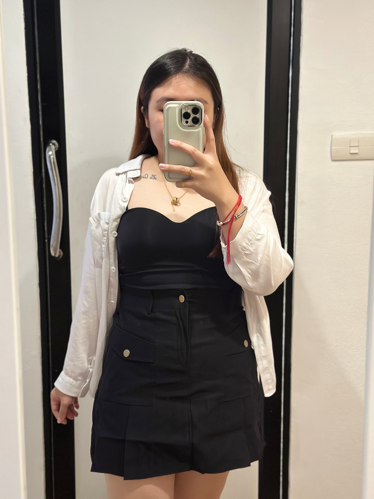 高腰显瘦工装裙 #TC104