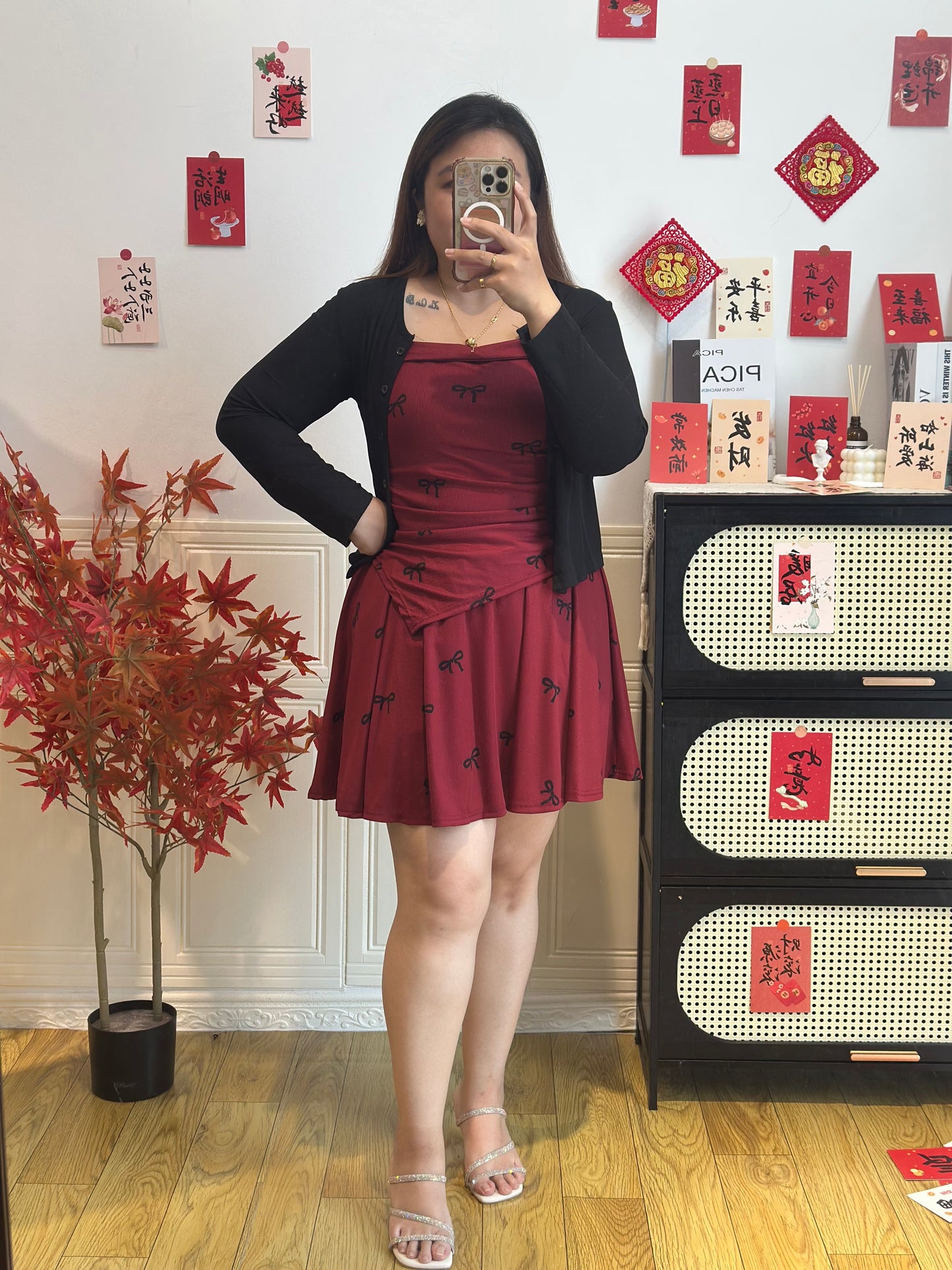 韩系蝴蝶结三件套 #TC311