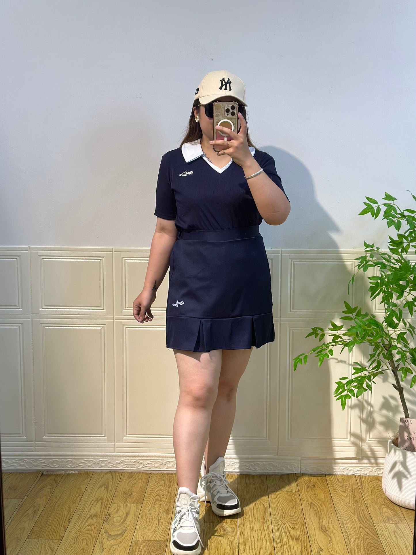 韩系学院风Polo领套装 #TC258