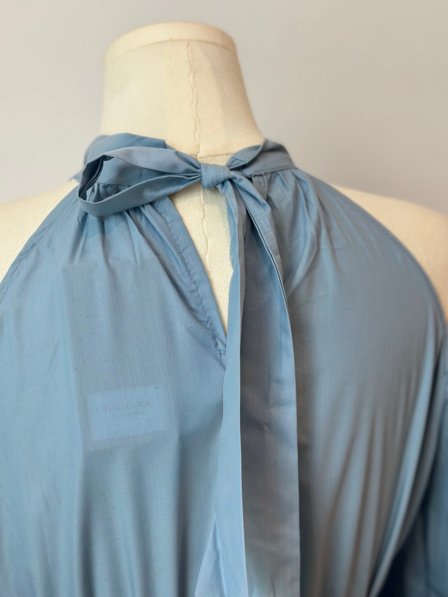 法式露肩长袖连衣裙 #TC290