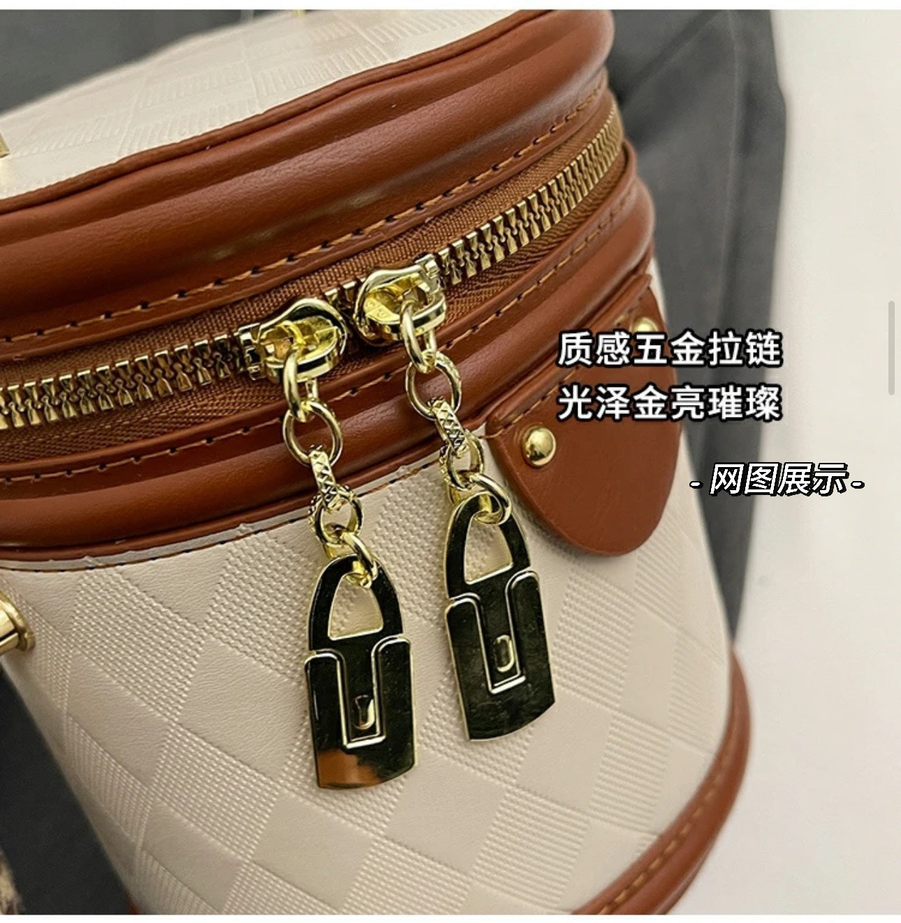 高级感圆桶包 #B12