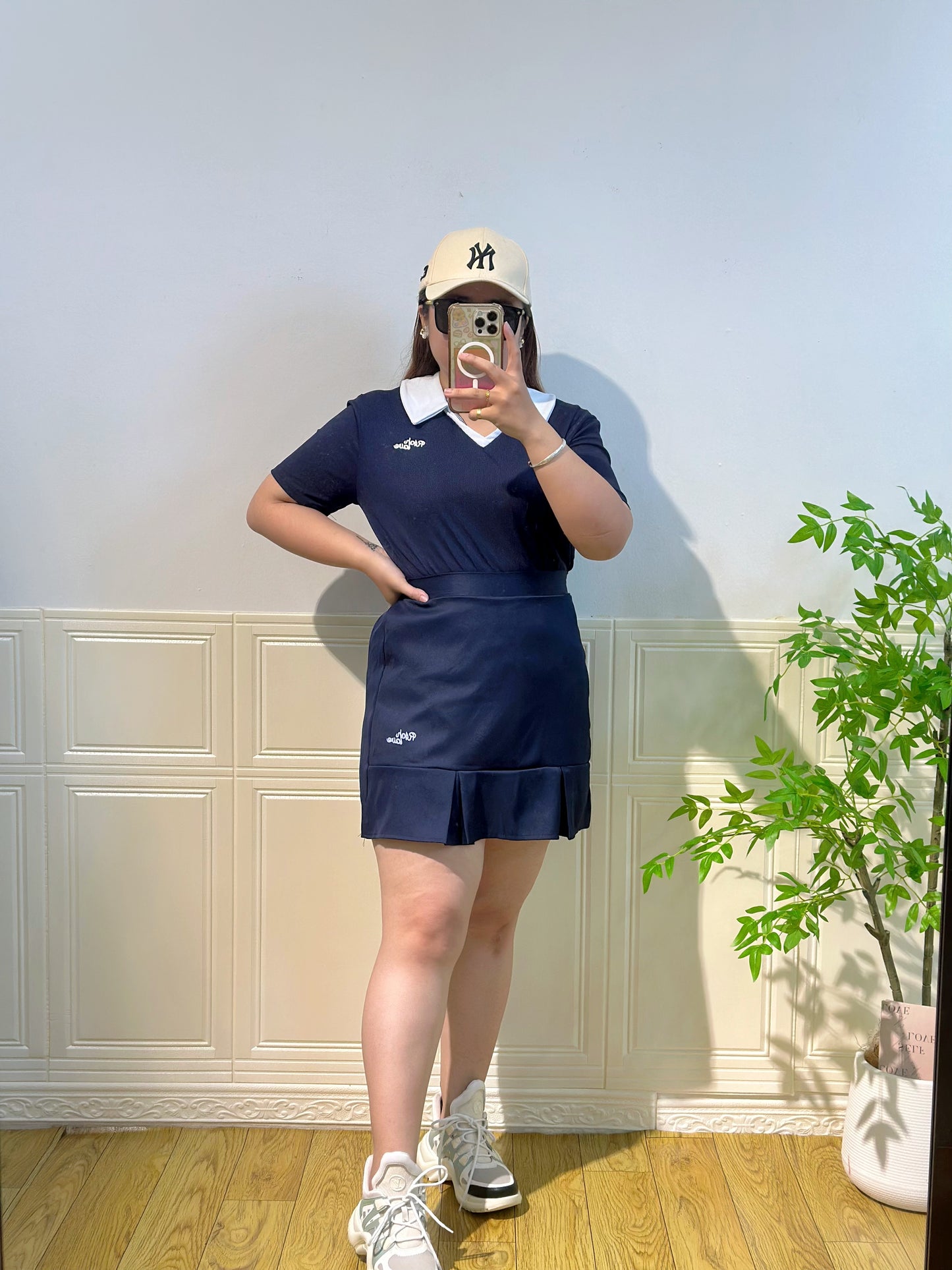 韩系学院风Polo领套装 #TC258