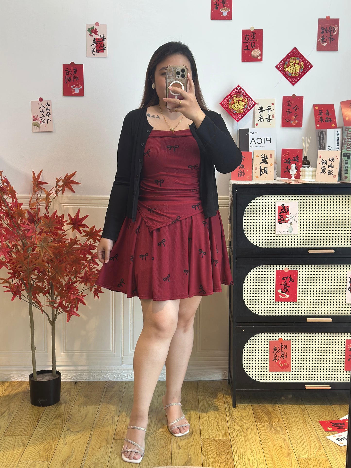 韩系蝴蝶结三件套 #TC311