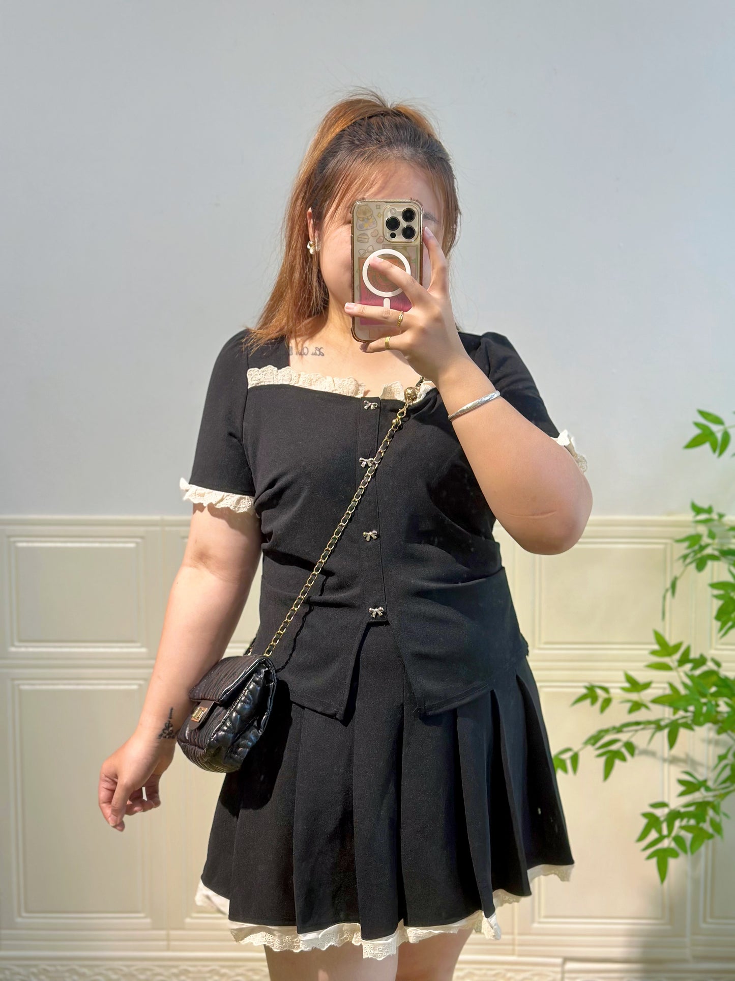 韩系甜美风两件套 #TC257