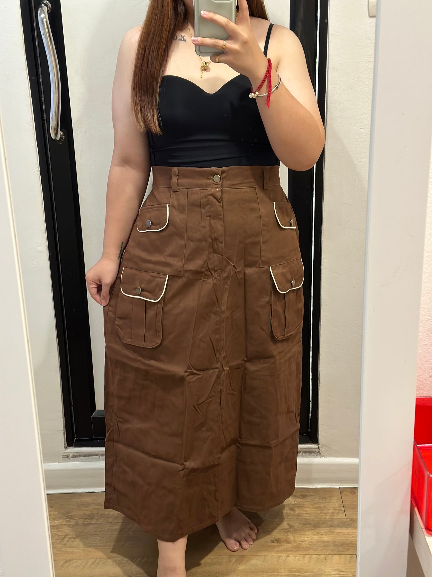 工装半身长裙 #TC105