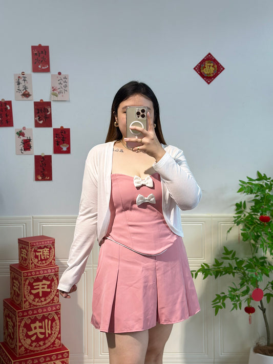 抹胸甜美两件套 #TC186