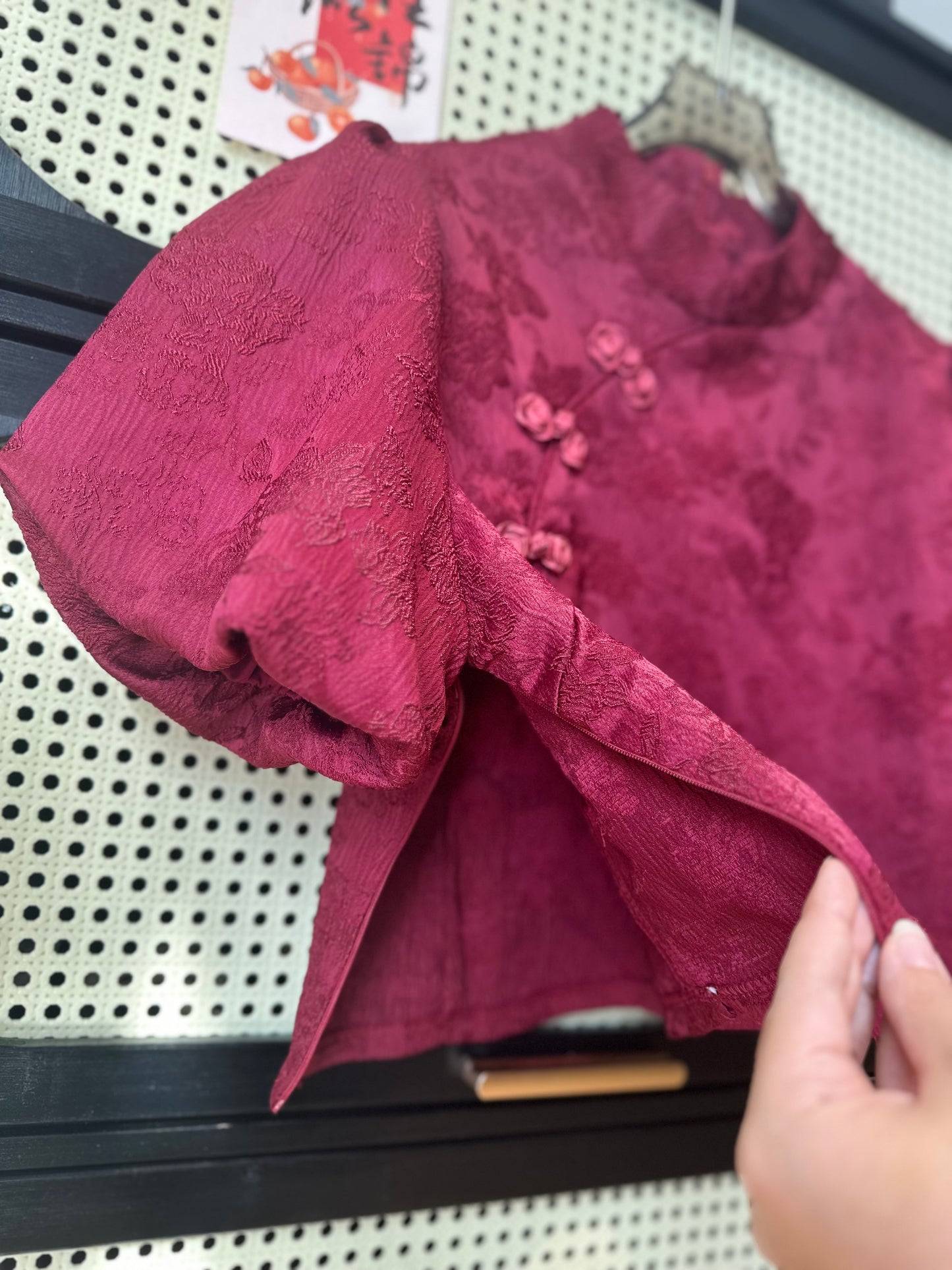 新中式提花上衣 #AX376