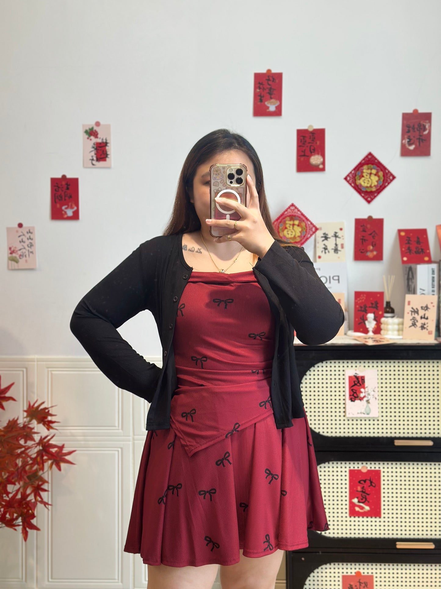 韩系蝴蝶结三件套 #TC311