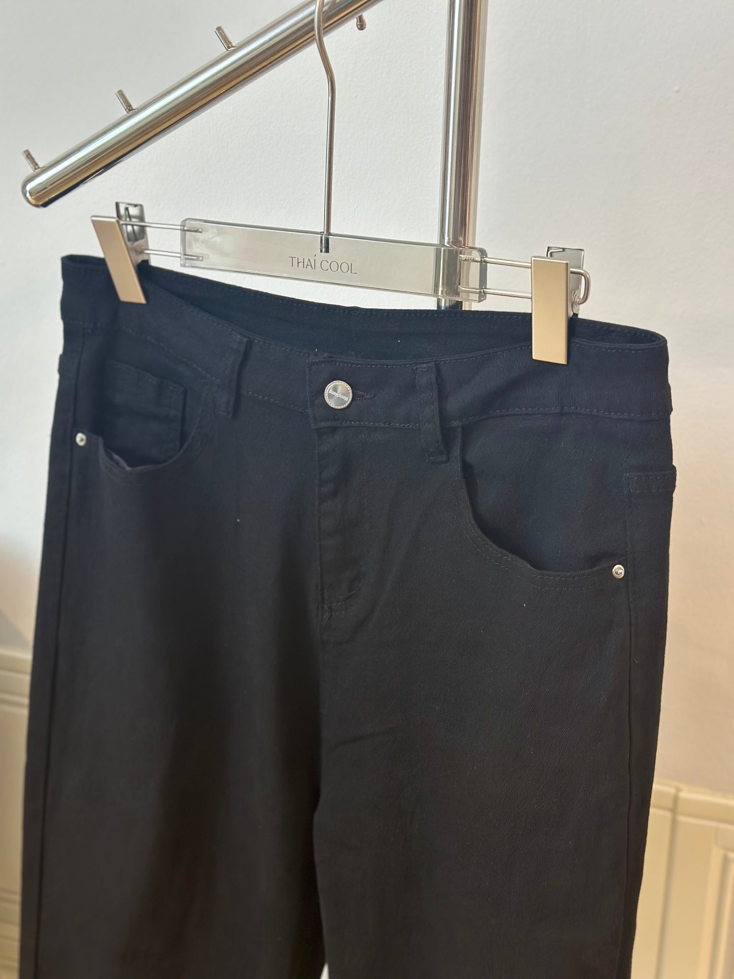 高腰宽松喇叭牛仔裤 #TC293