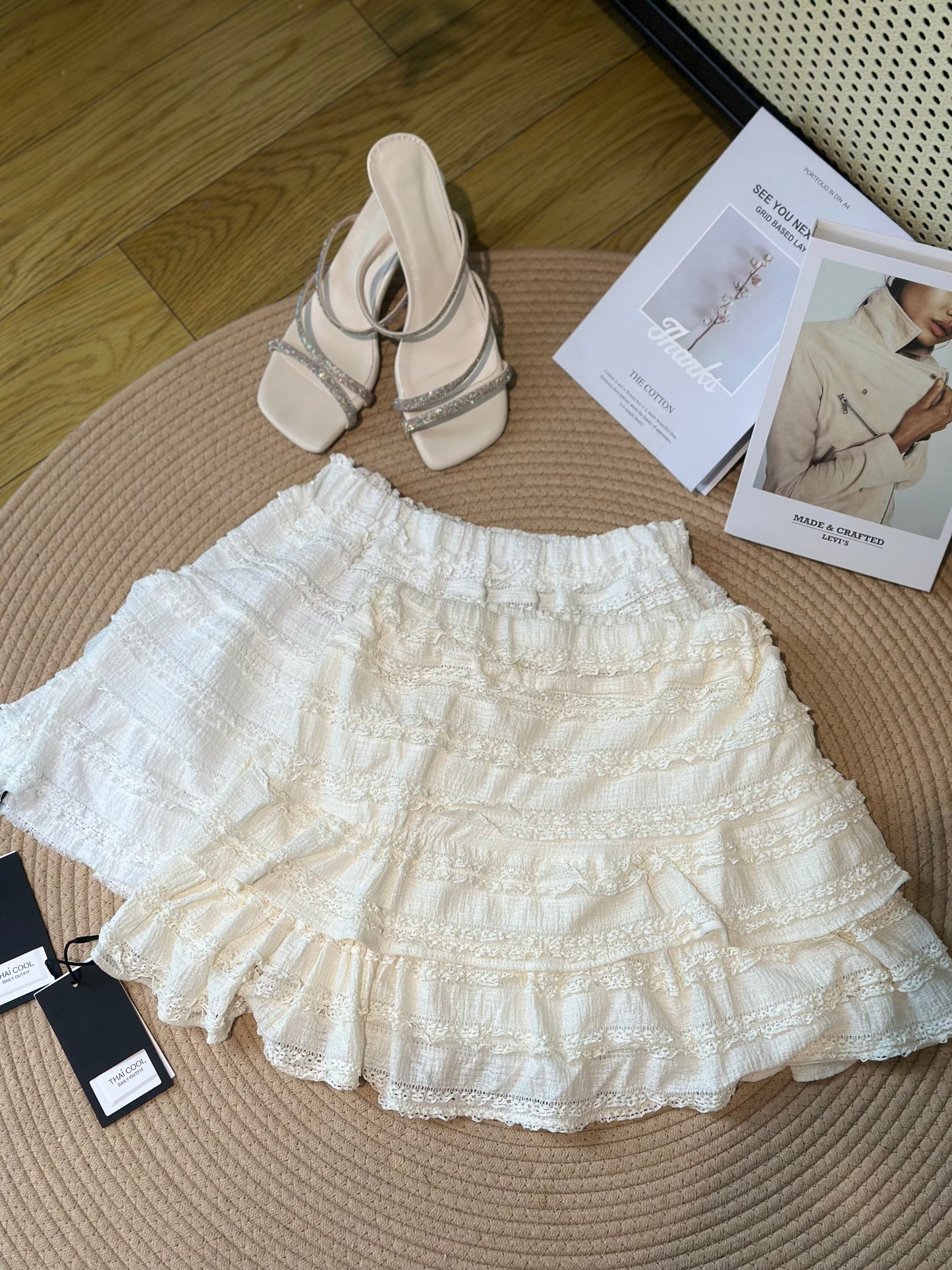 蓬蓬A字半身蛋糕裙 #TC286