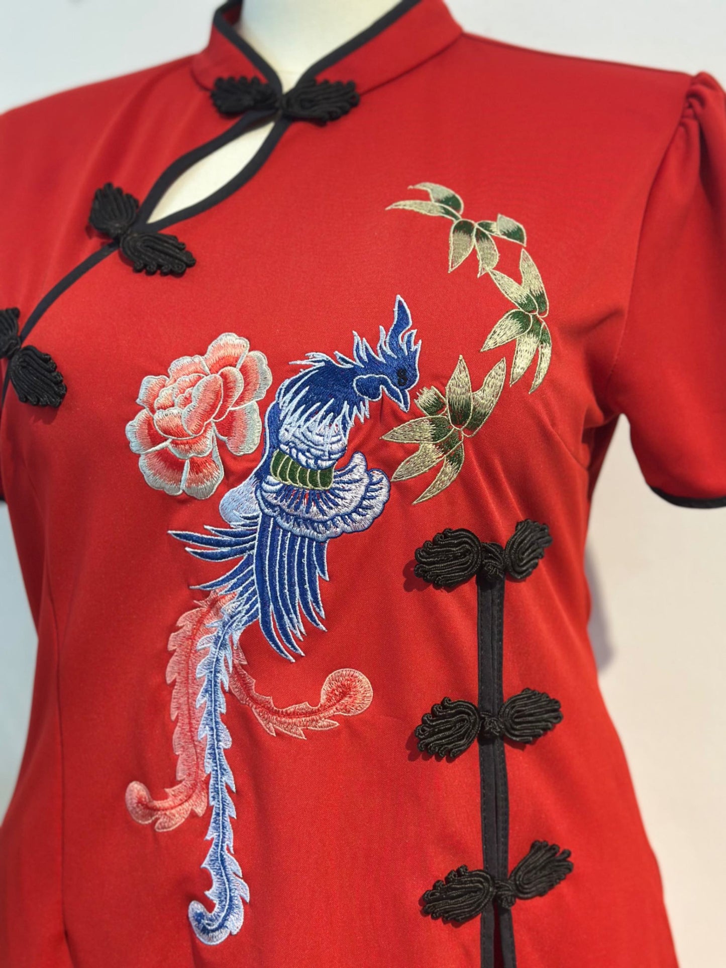 新中式刺绣旗袍两件套 #TC204