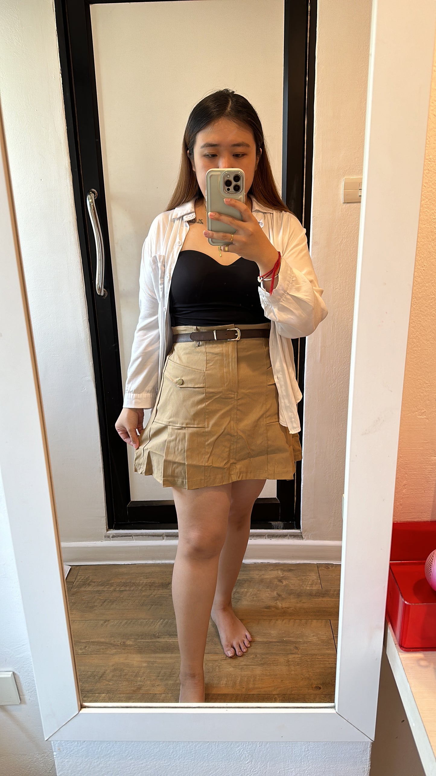 高腰显瘦工装裙 #TC104