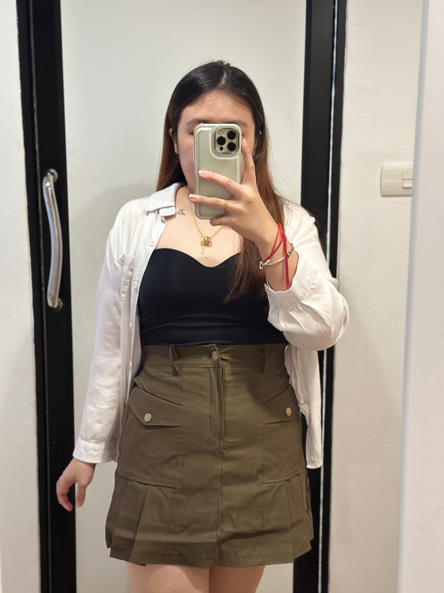 高腰显瘦工装裙 #TC104