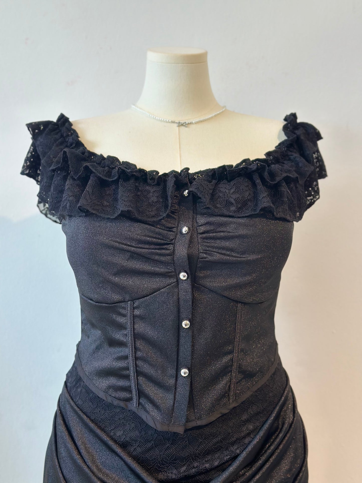 高级蕾丝晚宴装（两件套）#TC250