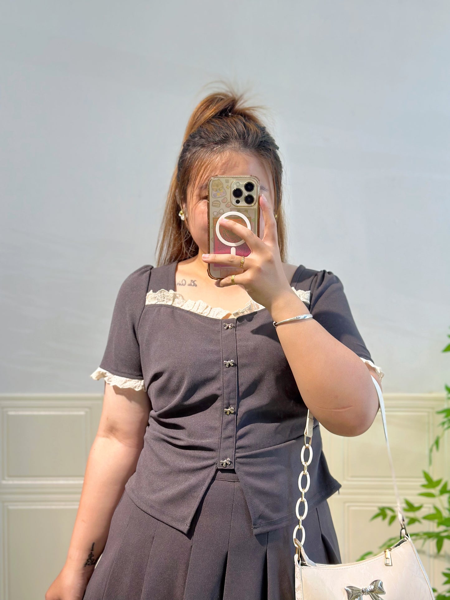 韩系甜美风两件套 #TC257