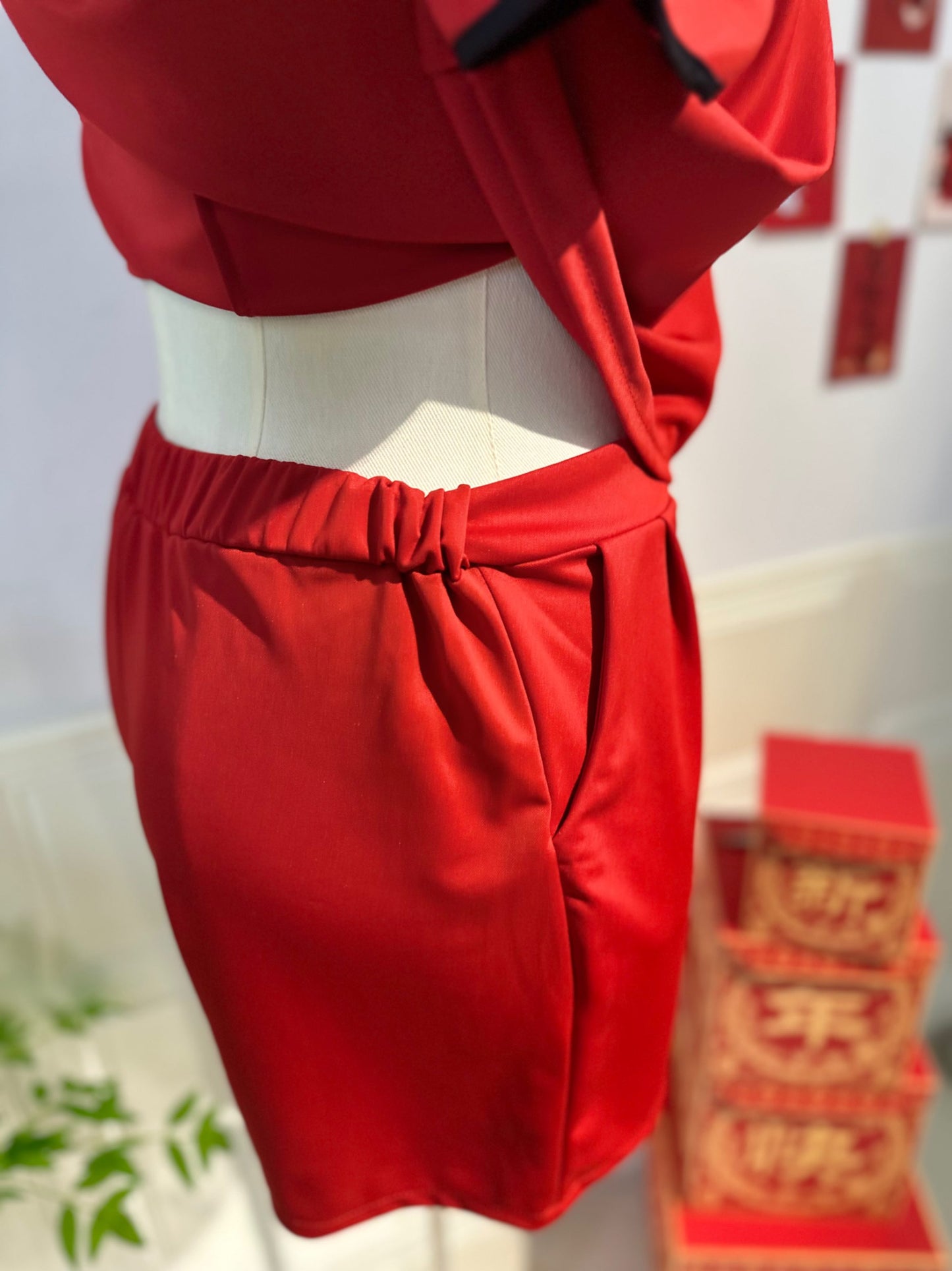 新中式刺绣旗袍两件套 #TC204