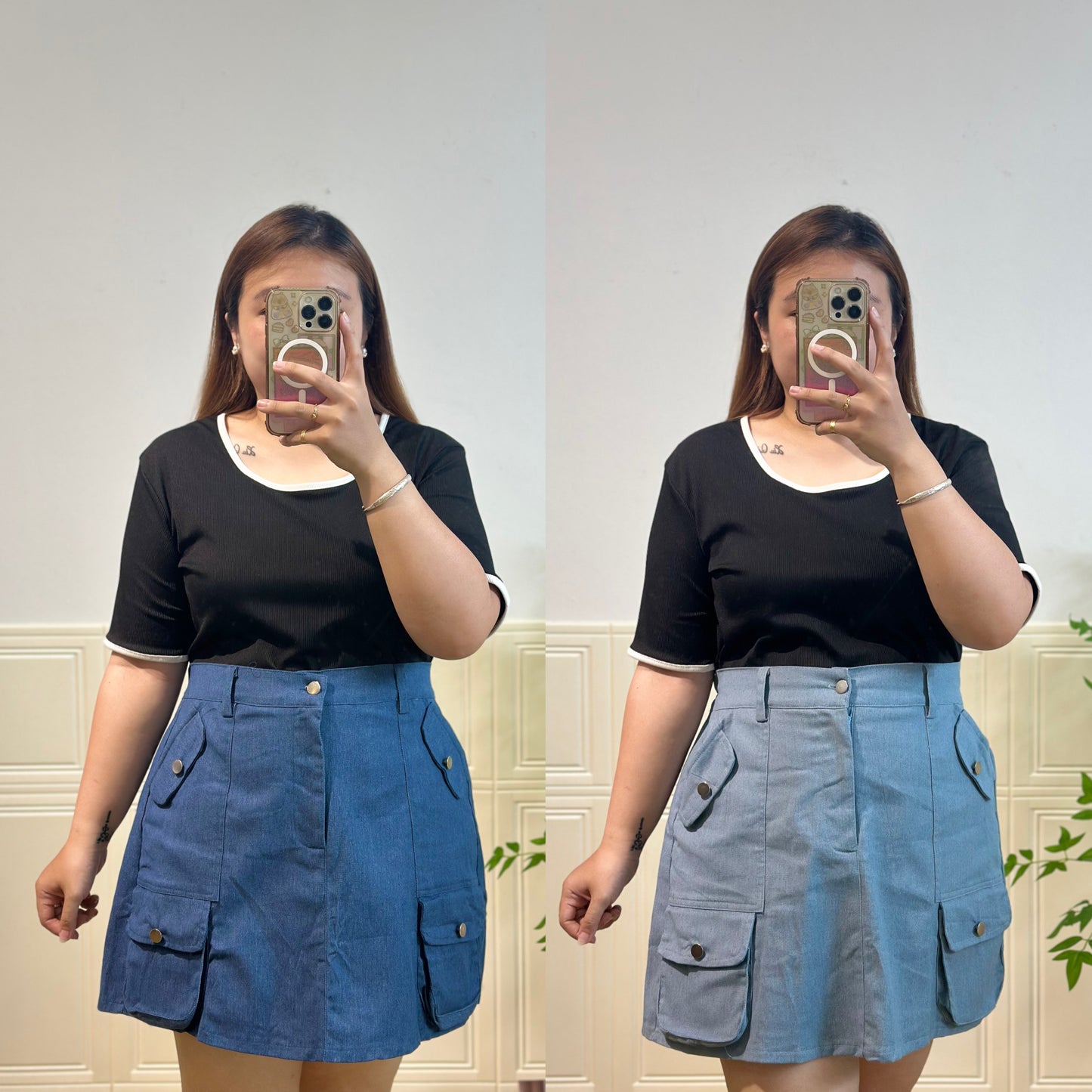 Pocket Utility Skirt #TC263