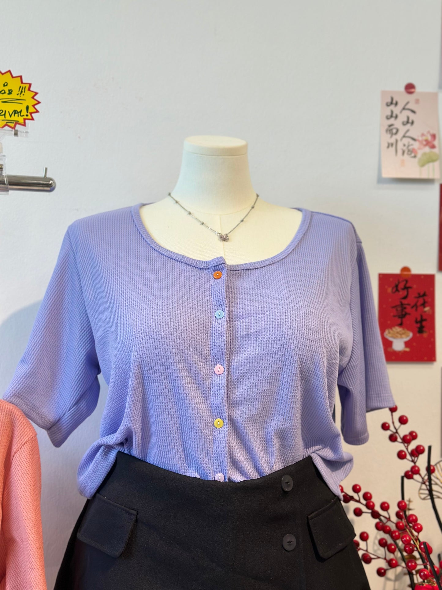 华夫格甜甜上衣 #TC117