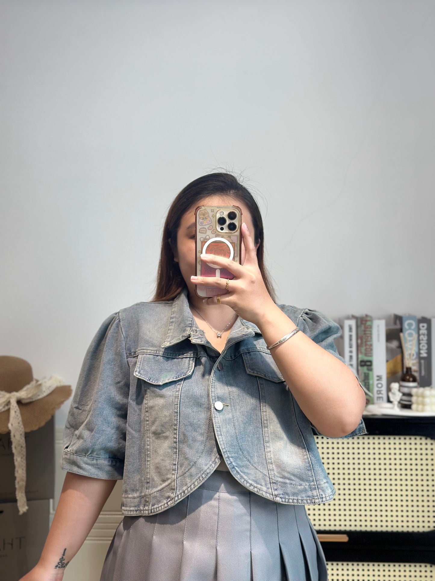 复古牛仔短款外套 #TC303