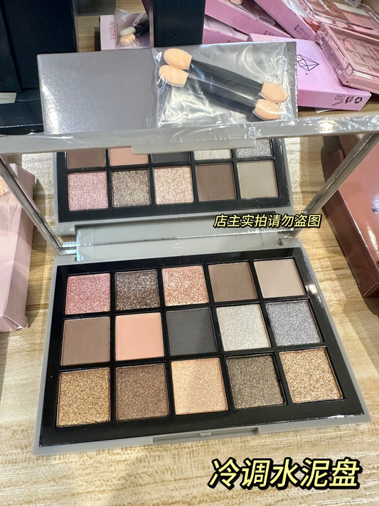 复古哑珠光15色眼影盘 #Z4