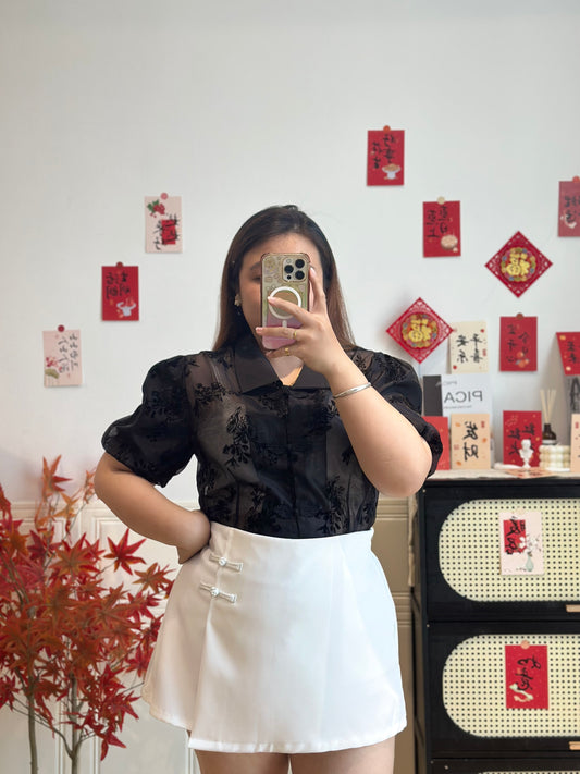 新中式蕾丝上衣 #TC309