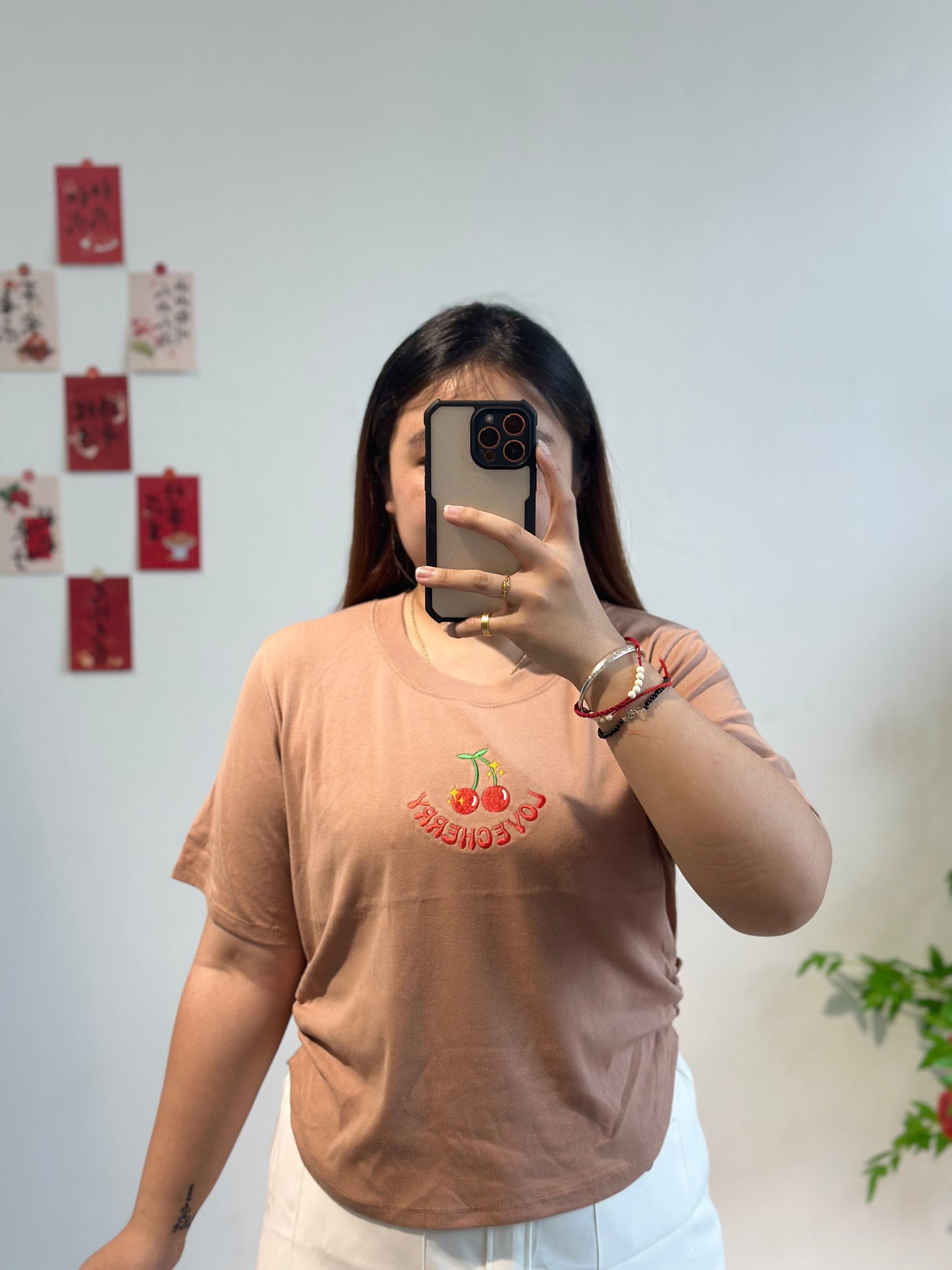Cherry刺绣T🍒 #TC130