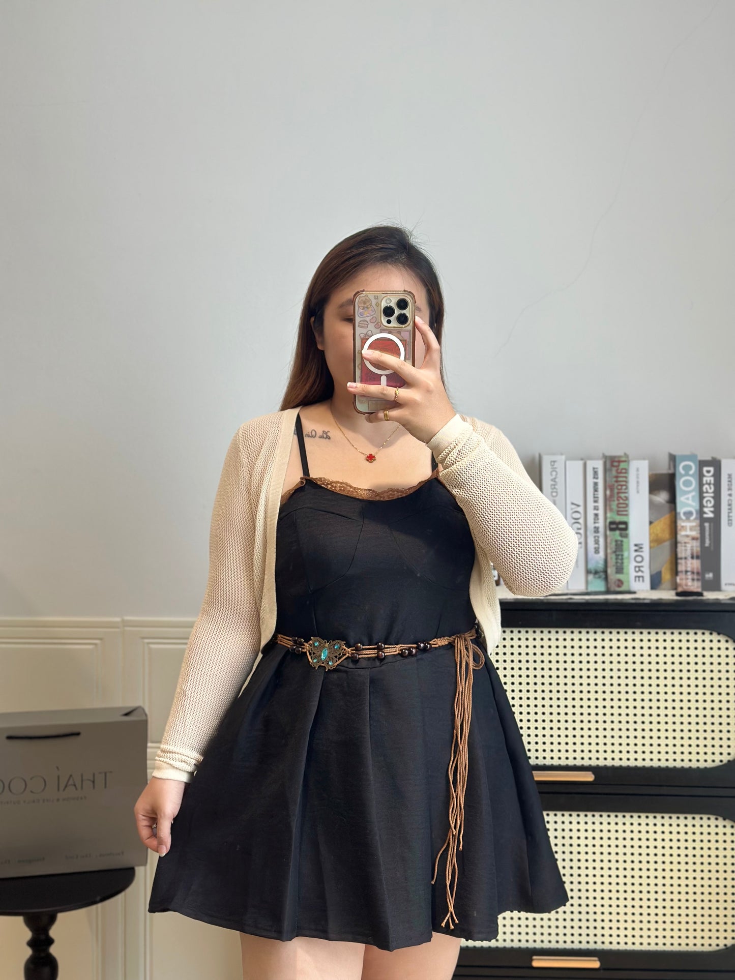 复古牛仔吊带裙 #TC284