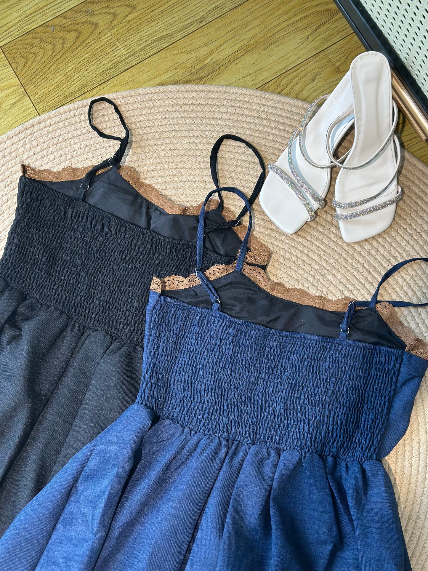 复古牛仔吊带裙 #TC284