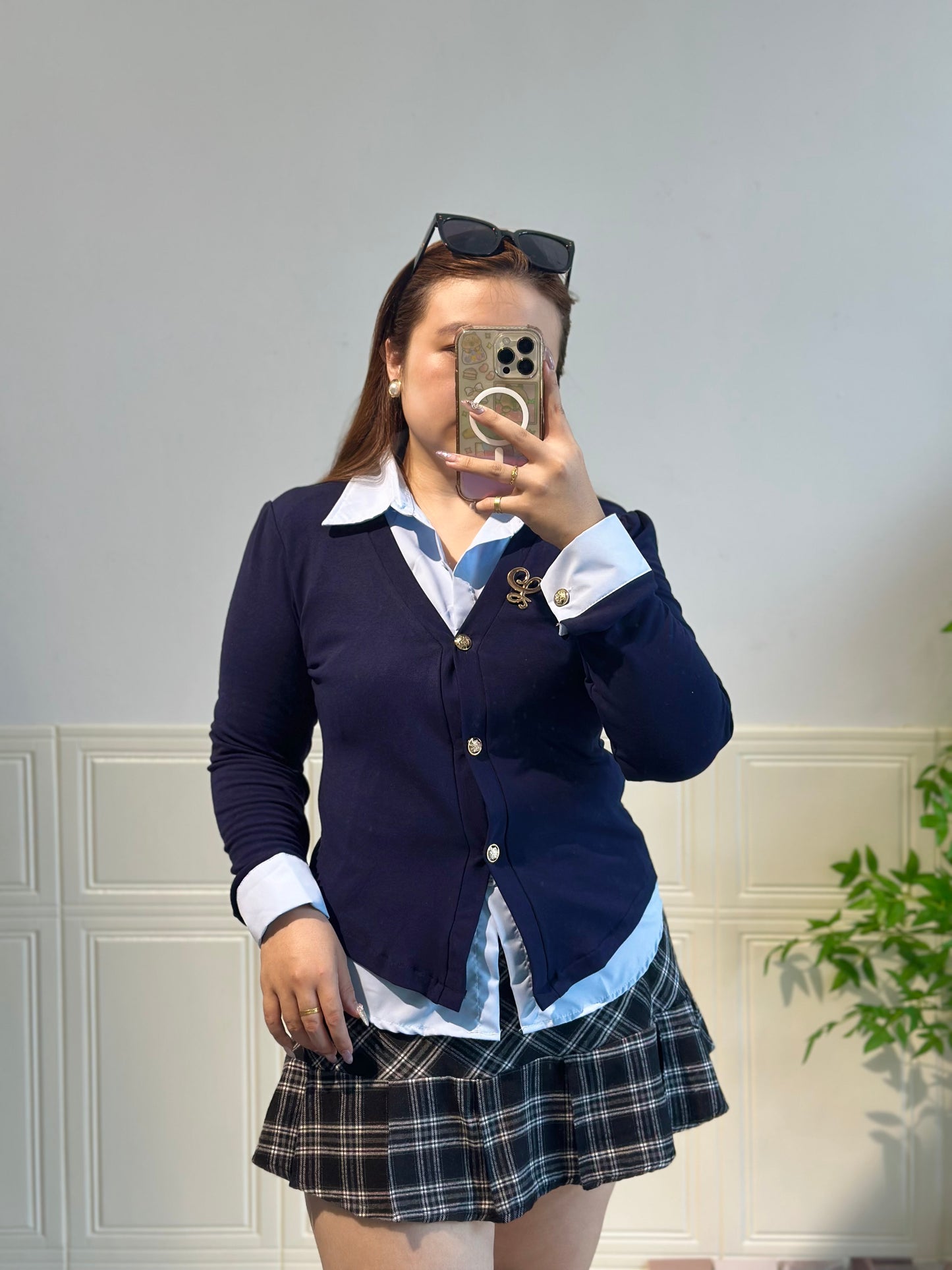 韩系学院风两件套 #TC244