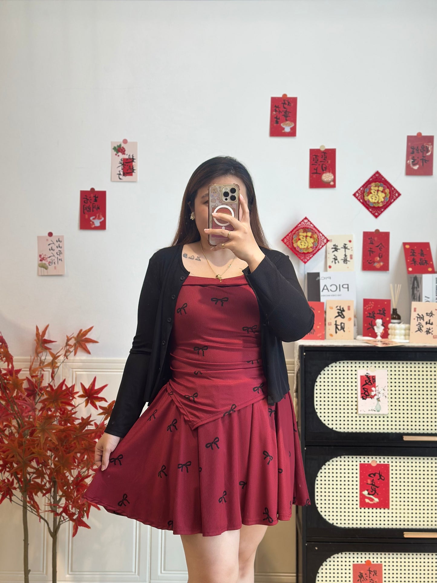 韩系蝴蝶结三件套 #TC311