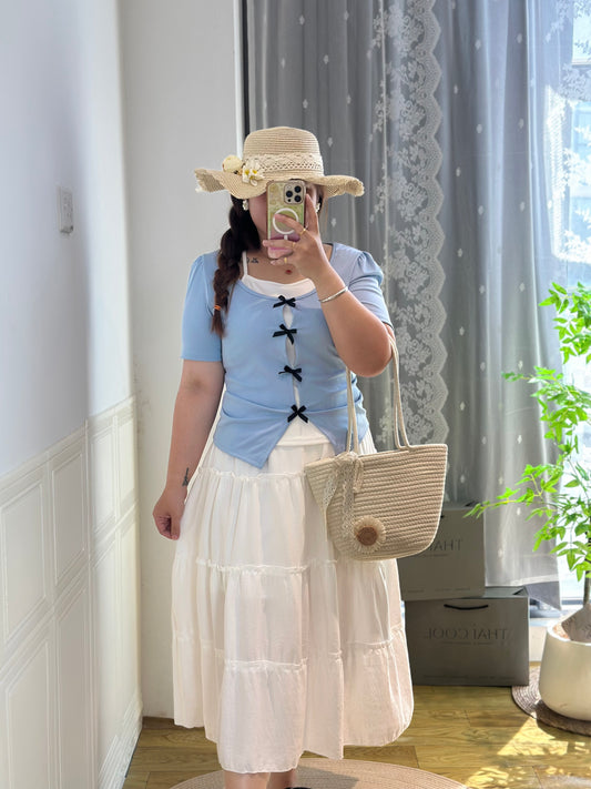 气质假两件上衣 #TC273