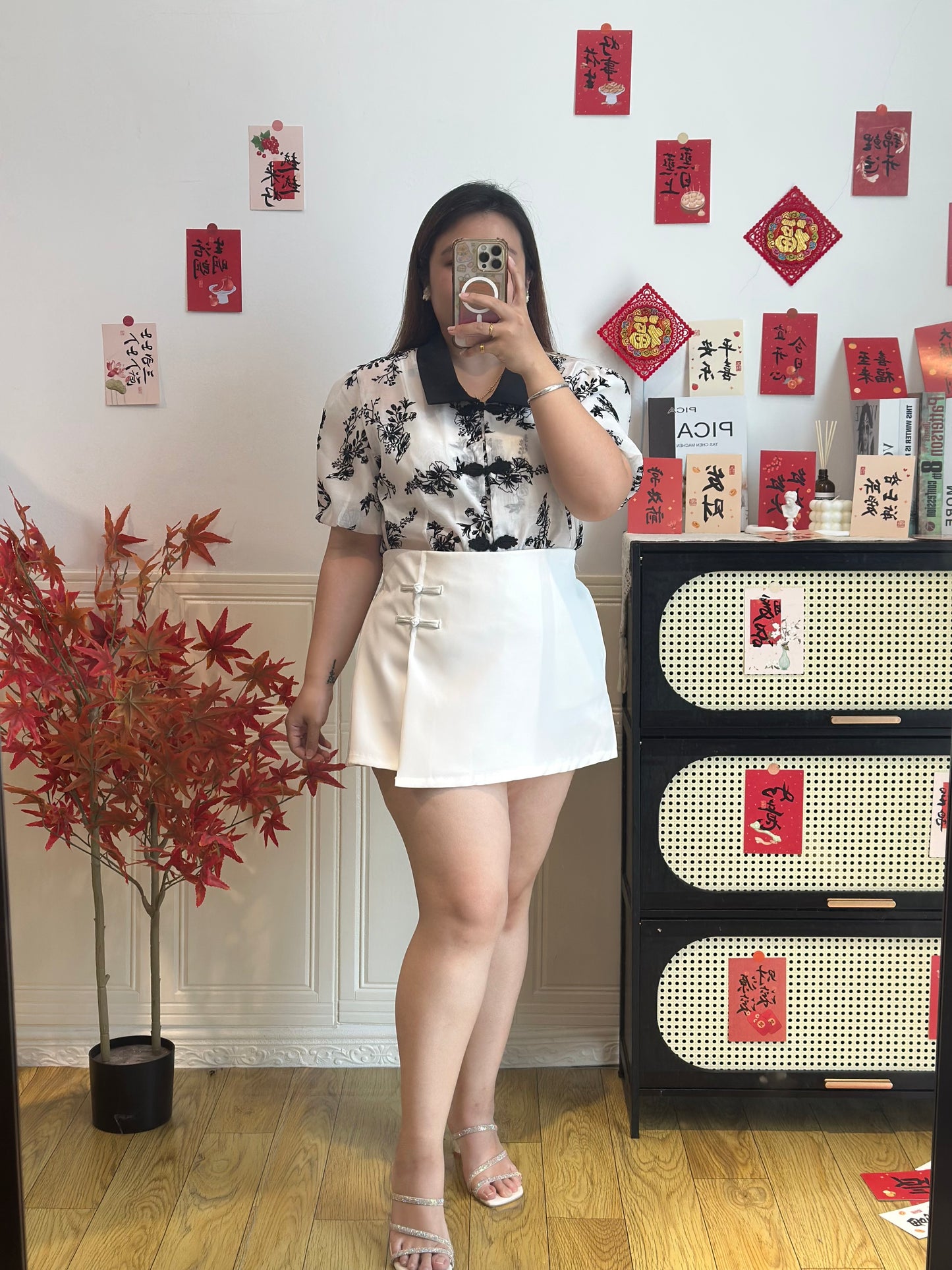 新中式蕾丝上衣 #TC309