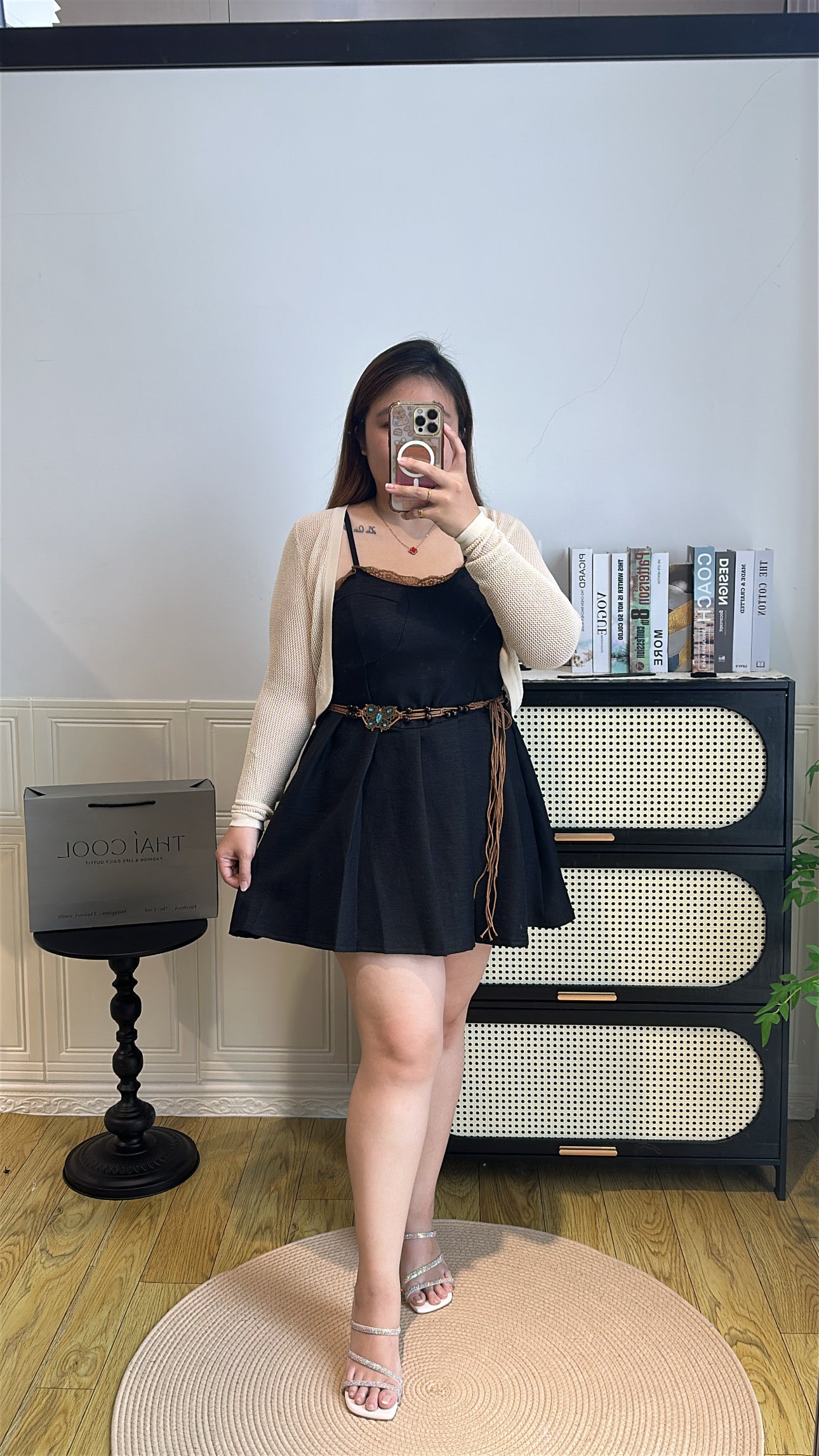 复古牛仔吊带裙 #TC284